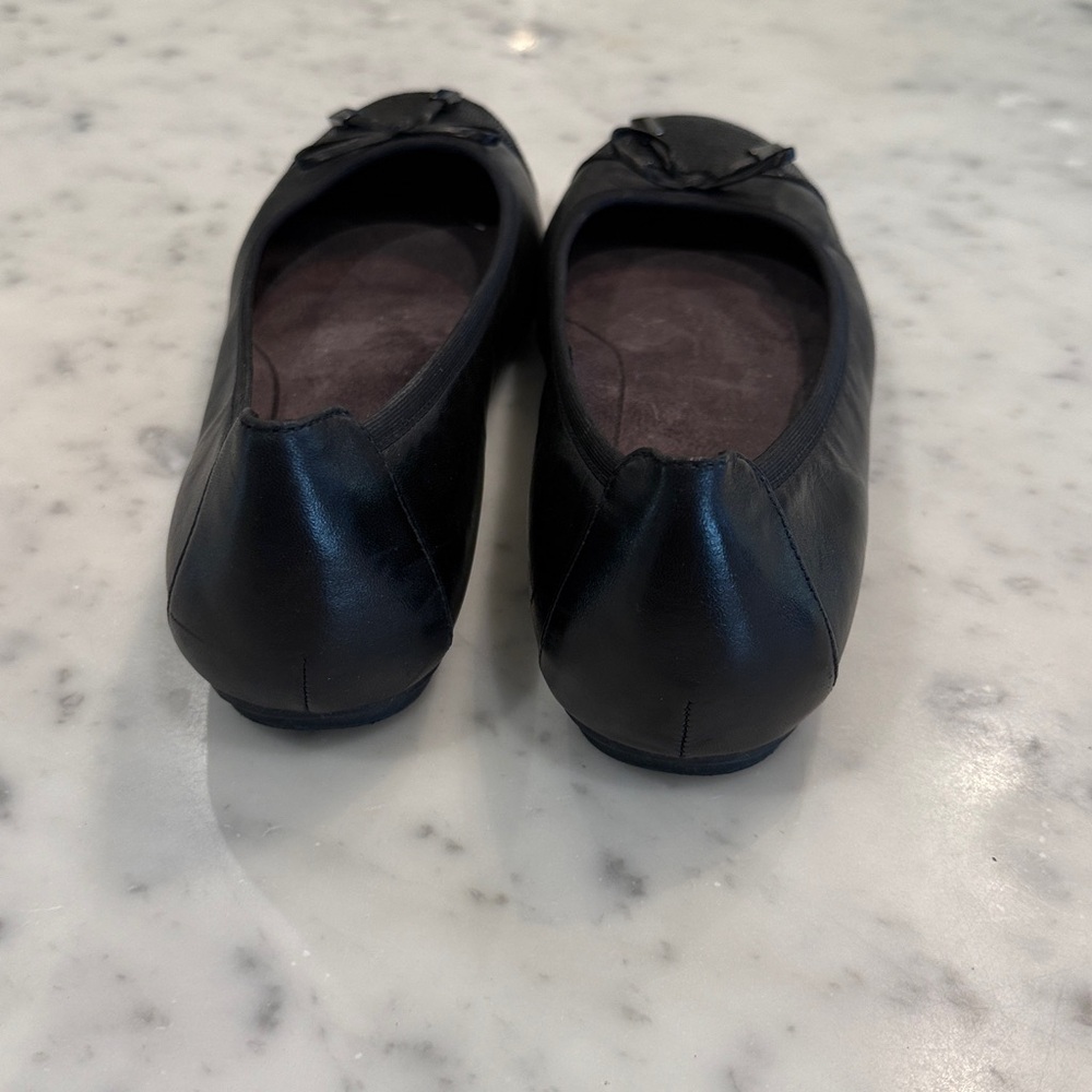 Vionic Elegant Black Ballet Flats - Picture 2 of 5